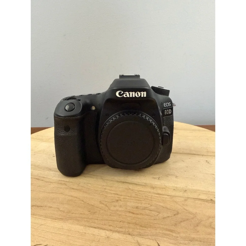Canon EOS 80D 24.2MP DSLR Camera w/ EF 50mm f/1.8 STM Lens, Battery & Charger